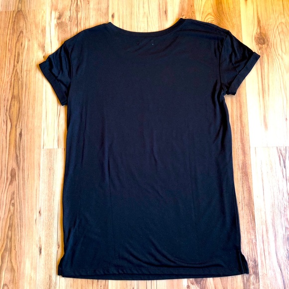 NEW AWAKE Graphic Tee Shirt SLEEP NOW ADVENTURE LATER Black Medium Women’s NWOT - Picture 4 of 13